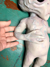 Load image into Gallery viewer, AVAILABLE Prototype Full body silicone creepy alien 18”
