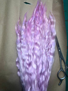 Premium quality fantasy colours mohair for dolls hair