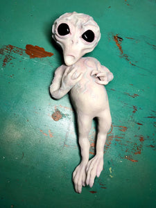 AVAILABLE Prototype Full body silicone creepy alien 18”
