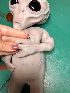 AVAILABLE Prototype Full body silicone creepy alien 18”