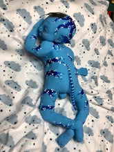 Load image into Gallery viewer, Custom Full body silicone avatar Na&#39;vi fantasy baby 9.4&quot; rooted head
