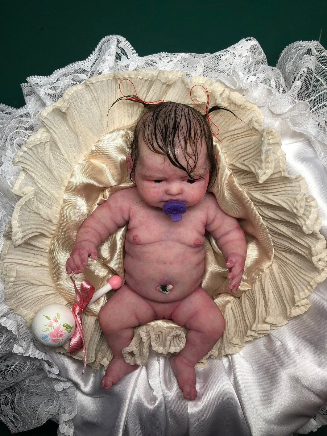AVAILABLE Prototype full body silicone mini kit Vikki 8” in eco20 with 3D skin effect