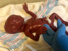 Load image into Gallery viewer, CUSTOM Blank (unpainted) full body silicone kit Hope 12” (baby girl) in ultra premature baby colour in super soft platinum silicone
