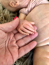 Load image into Gallery viewer, CUSTOM Vinyl reborn Twin B (sculpted by Bonnie Brown, brought to life by Nadine Dolotova)
