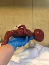 Load image into Gallery viewer, CUSTOM Blank (unpainted) full body silicone kit Hope 12” (baby girl) in ultra premature baby colour in super soft platinum silicone
