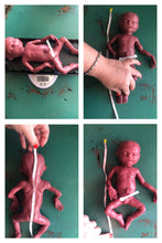 Load image into Gallery viewer, CUSTOM Blank (unpainted) full body silicone kit Hope 12” (baby girl) in ultra premature baby colour in super soft platinum silicone
