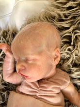 Load image into Gallery viewer, CUSTOM Vinyl reborn Twin B (sculpted by Bonnie Brown, brought to life by Nadine Dolotova)
