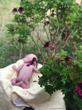 Load image into Gallery viewer, Custom full body silicone baby fairy LILA in soft blend BALD
