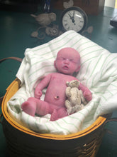 Load image into Gallery viewer, Custom full body silicone mini kit Kenzo 8” as a GIRL in super soft blend with 3D skin effect
