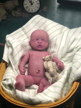 Load image into Gallery viewer, Custom full body silicone mini kit Kenzo 8” as a GIRL in super soft blend with 3D skin effect
