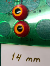Load image into Gallery viewer, Fantasy Dolls eyes 14 mm (sizes available 8mm - 26mm)
