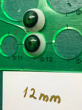 Load image into Gallery viewer, Dolls eyes 12 mm small pupil
