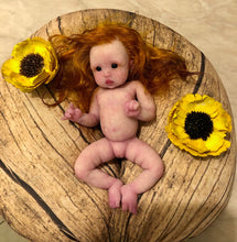 Load image into Gallery viewer, AVAILABLE full body silicone mini doll Mattie (rooted) 7”
