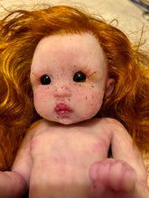 Load image into Gallery viewer, AVAILABLE full body silicone mini doll Mattie (rooted) 7”
