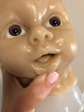 Load image into Gallery viewer, AWAKE Blank (unpainted) silicone cuddle head for cuddle baby Artyom in super soft blend with 3D skin effect
