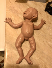 Load image into Gallery viewer, Blank full body silicone baby girl (Beau sculpt) 18” in super super soft blend #2
