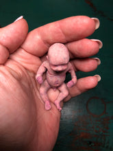 Load image into Gallery viewer, AVAILABLE full body silicone micro baby boy Zane in super soft blend with 3D skin effect
