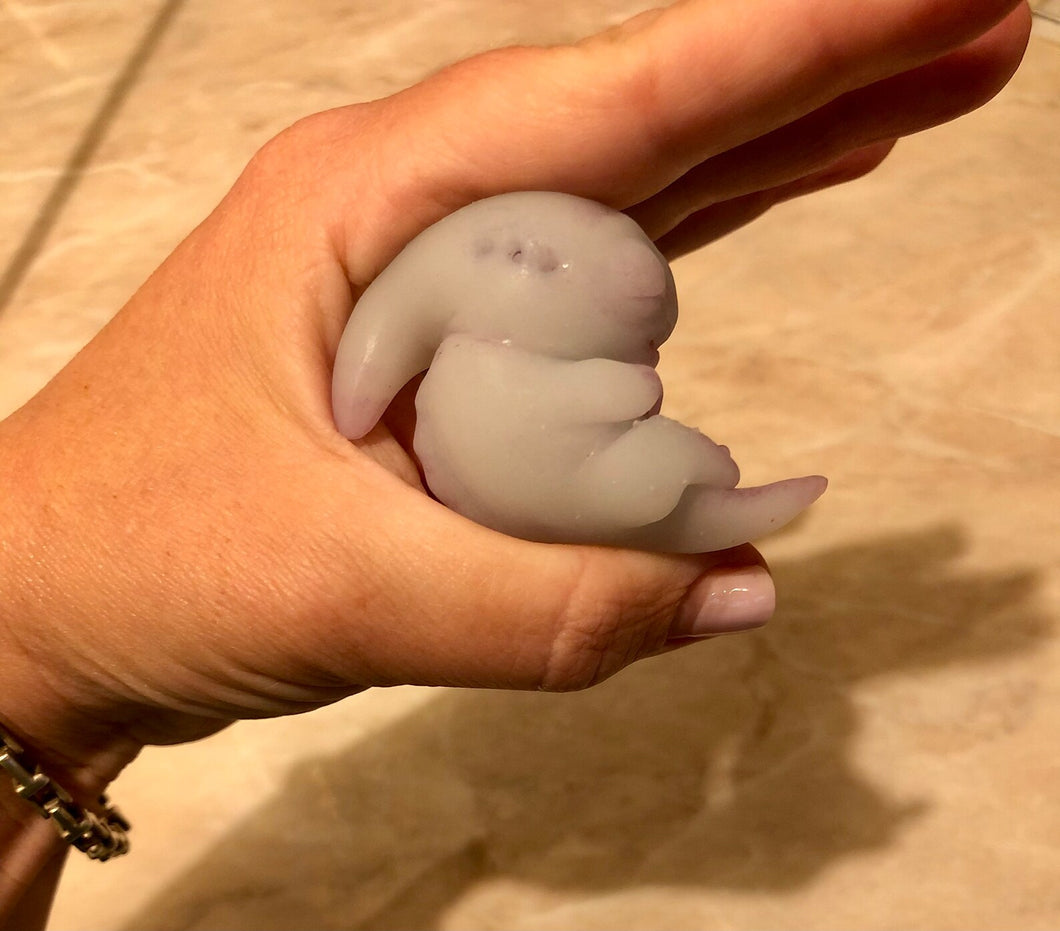 Custom full body silicone mini alien (alien fetus)