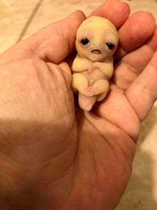 AVAILABLE Prototype full body silicone mini alien (alien fetus)