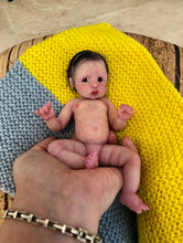 Load image into Gallery viewer, AVAILABLE full body silicone mini doll Mattie (rooted) 7”
