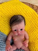 Load image into Gallery viewer, AVAILABLE full body silicone mini doll Mattie (rooted) 7”
