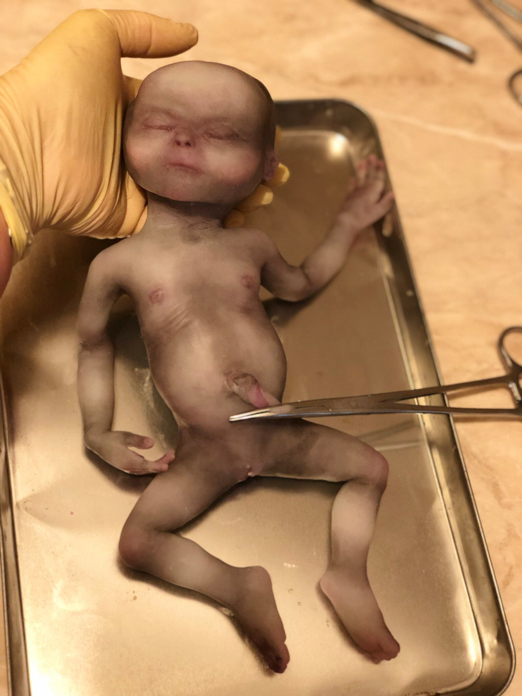 AVAILABLE Full body silicone alien baby (Hope in super soft blend)