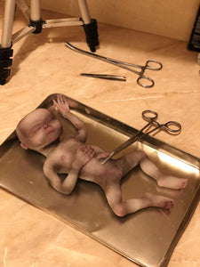 AVAILABLE Full body silicone alien baby (Hope in super soft blend)