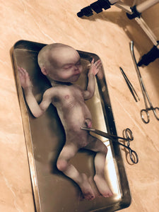 AVAILABLE Full body silicone alien baby (Hope in super soft blend)