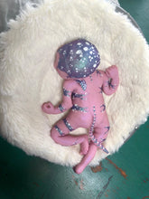 Load image into Gallery viewer, Custom Full body silicone avatar Na&#39;vi fantasy baby doll 9.4&quot;
