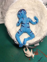 Load image into Gallery viewer, AVAILABLE super soft Full body avatar inspired silicone baby girl Didi 8.5”
