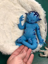 Load image into Gallery viewer, AVAILABLE super soft Full body avatar inspired silicone baby girl Didi 8.5”

