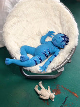 Load image into Gallery viewer, AVAILABLE super soft Full body avatar inspired silicone baby girl Didi 8.5”
