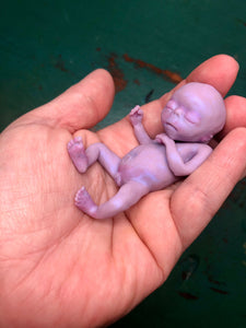 CUSTOM full body silicone fantasy mini kit Leo( baby boy) in super soft blend - project “I exist!”