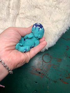 AVAILABLE full body silicone avatar inspired mini kit Jamie 4.5” (baby boy) in super soft blend