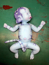 Load image into Gallery viewer, Custom full body silicone avatar inspired baby LILA in soft blend BALD
