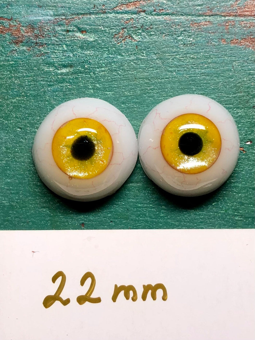 Fantasy Avatar yellow Dolls eyes 22 mm