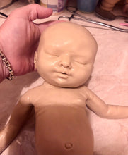 Load image into Gallery viewer, Blank full body silicone baby girl (Rain sculpt) 14” in super super soft blend
