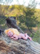 Load image into Gallery viewer, CUSTOM Prototype Full body silicone fantasy baby girl Ana in soft blend, asleep

