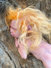 Load image into Gallery viewer, CUSTOM Prototype Full body silicone fantasy baby girl Ana in soft blend, asleep
