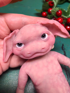 AVAILABLE full body fantasy silicone mini baby Kalista in super soft blend with 3D skin effect