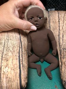 AVAILABLE full body silicone mini kit Kenzo 8” in super soft blend in AA skin colour, open eyes