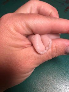 AVAILABLE Blank (unpainted) full body silicone mini kit Jasmine 5” in super soft blend with 3D skin effect