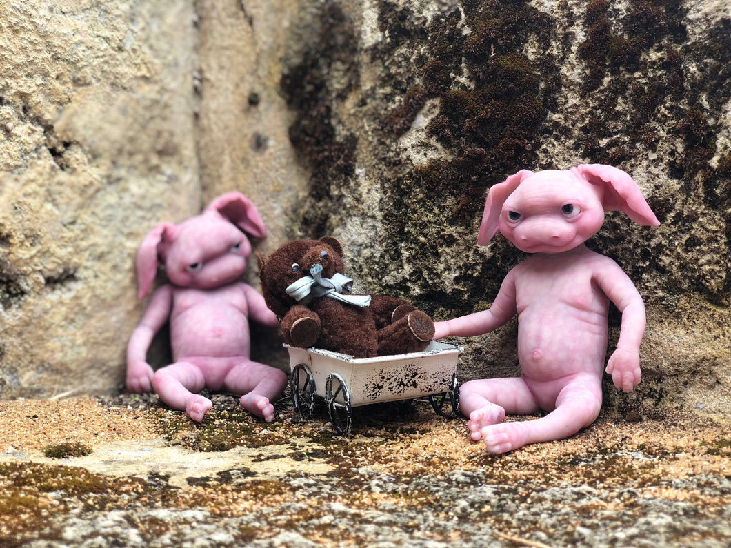 ONE AVAILABLE full body fantasy silicone mini baby Kalista in super soft blend with 3D skin effect