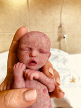 Load image into Gallery viewer, CUSTOM full body silicone mini kit Kenzo 8” GIRL in super soft blend with 3D skin effect BALD
