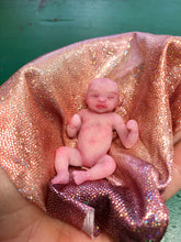 Load image into Gallery viewer, Custom full body silicone micro kit Zada (baby girl) in super soft blend with 3D skin effect

