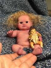 Load image into Gallery viewer, AVAILABLE Prototype full body silicone mini kit Vikki 8” in soft blend #1 with 3D skin effect
