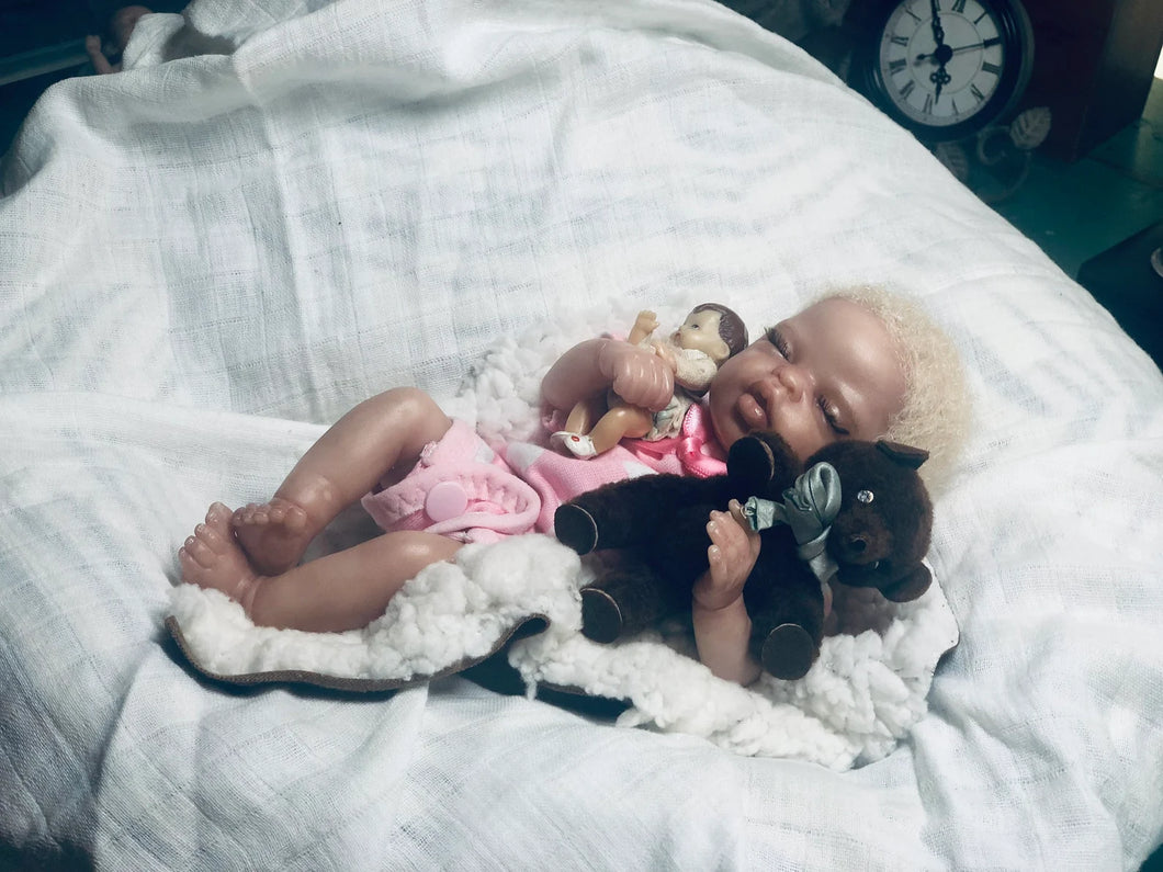AVAILABLE Reborn mini baby Katie by Marita Winters