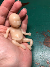 Load image into Gallery viewer, AVAILABLE Blank full body silicone ULTRA PREMATURE baby boy 3.5” (my project “I exist”)
