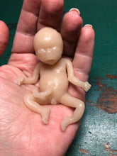 Load image into Gallery viewer, AVAILABLE Blank full body silicone ULTRA PREMATURE baby boy 3.5” (my project “I exist”)
