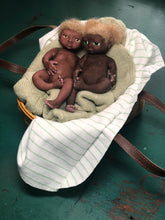 Load image into Gallery viewer, AVAILABLE Award winning Full body silicone mini baby girl Toni awake 6.5&quot; PRICE is for ONE baby

